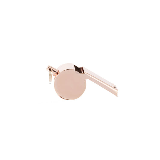 Rose Gold Coach's Whistle with Lanyard-1
