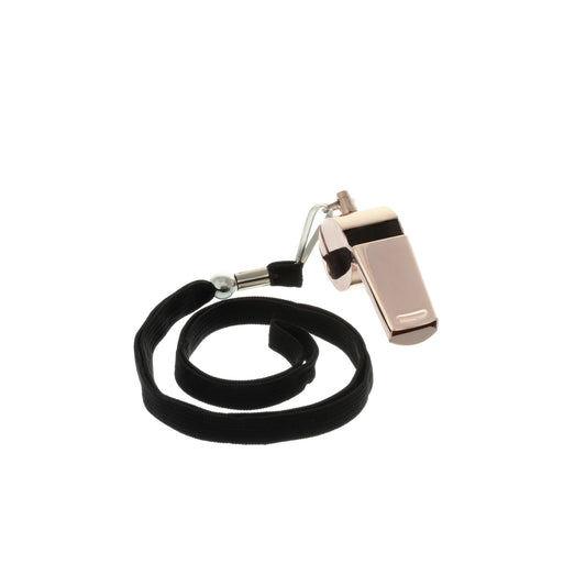 Rose Gold Coach's Whistle with Lanyard-0
