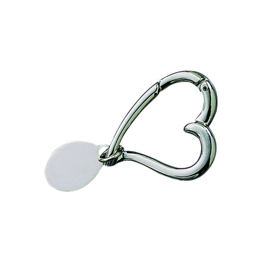 Outlined Heart Keychain-0